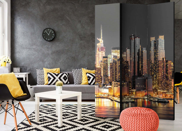Paravento-New-York-at-Twilight-[Room-Dividers]