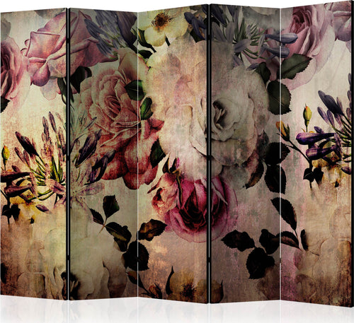 Paravento-Nostalgia-Flowers-II-[Room-Dividers]