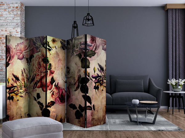 Paravento-Nostalgia-Flowers-II-[Room-Dividers]