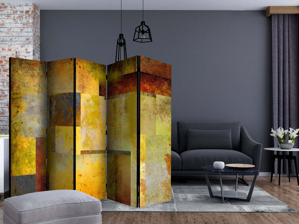 Paravento-Orange-Hue-of-Art-Expression-II-[Room-Dividers]