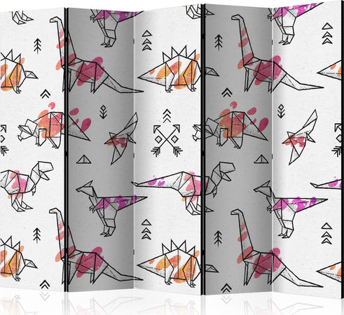 Paravento-Origami-Dinosaurs-II-[Room-Dividers]