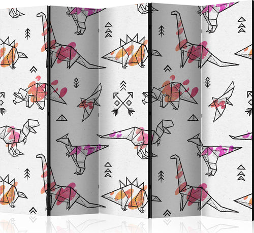Paravento-Origami-Dinosaurs-II-[Room-Dividers]