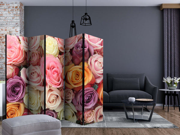 Paravento-Pastel-roses-II-[Room-Dividers]