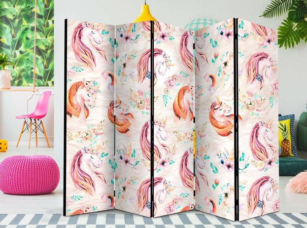 Paravento-Pastel-Unicorns-II-[Room-Dividers]