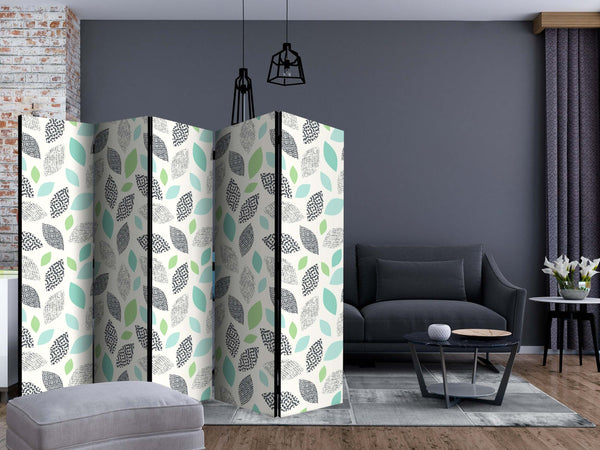 Paravento-Patterned-Leaves-II-[Room-Dividers]