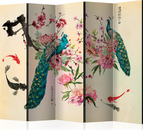 Paravento-Peacock-Love-II-[Room-Dividers]