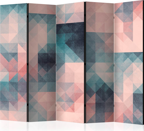 Paravento-Pixels-(Green-and-Pink)-II-[Room-Dividers]