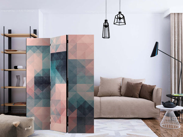 Paravento-Pixels-(Green-and-Pink)-[Room-Dividers]