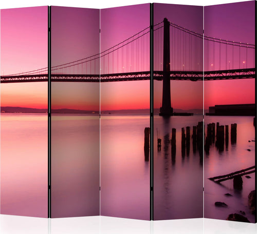 Paravento-Purple-Evening-II-[Room-Dividers]