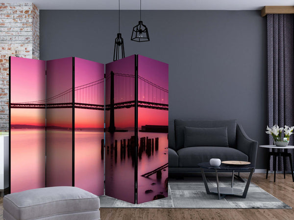 Paravento-Purple-Evening-II-[Room-Dividers]