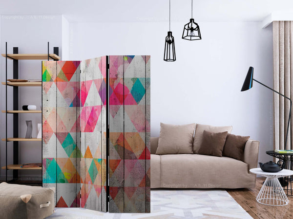 Paravento-Rainbow-Triangles-[Room-Dividers]