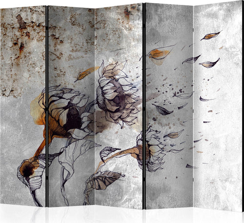 Paravento-Recall-sunflowers-II-[Room-Dividers]