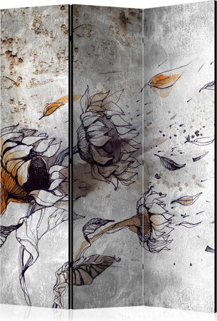 Paravento-Recall-sunflowers-[Room-Dividers]