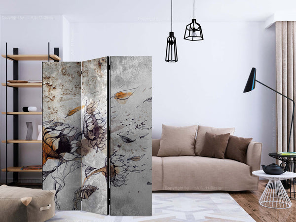 Paravento-Recall-sunflowers-[Room-Dividers]
