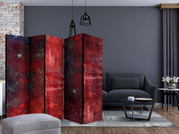 Paravento-Red-Concrete-II-[Room-Dividers]