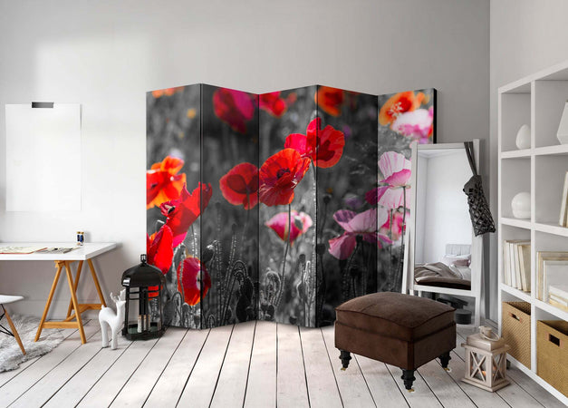 Paravento-Red-Poppies-II-[Room-Dividers]