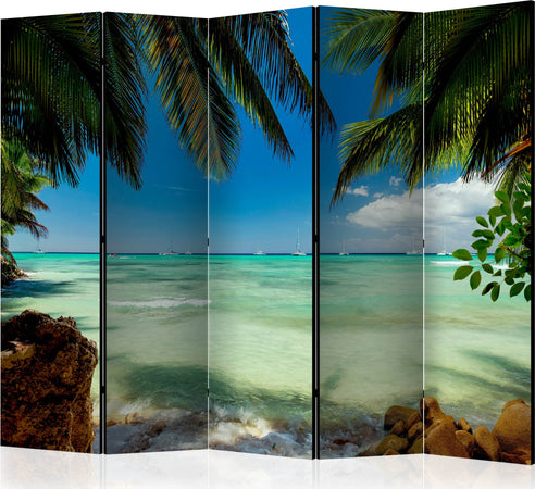 Paravento-Relaxing-on-the-beach-II-[Room-Dividers]