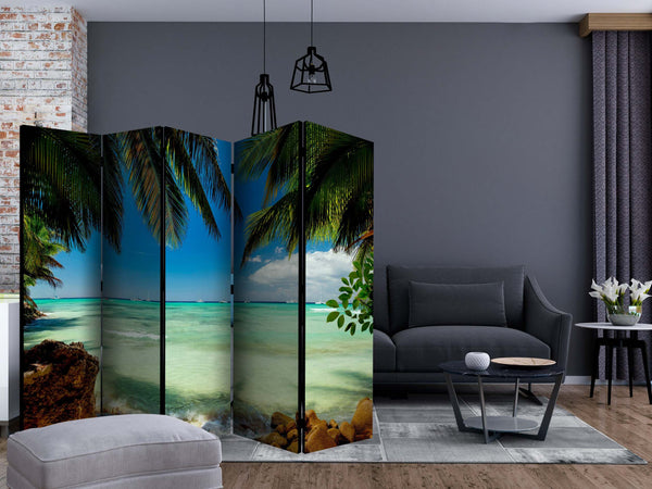 Paravento-Relaxing-on-the-beach-II-[Room-Dividers]