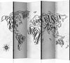 Paravento-Retro-Continents-(Grey)-II-[Room-Dividers]