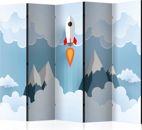 Paravento-Rocket-in-the-Clouds-II-[Room-Dividers]