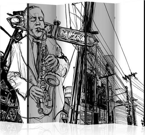 Paravento-Saxophone-recital-on-Broadway-II-[Room-Dividers]