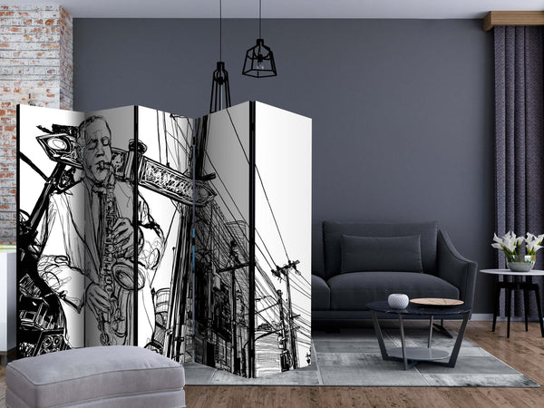 Paravento-Saxophone-recital-on-Broadway-II-[Room-Dividers]