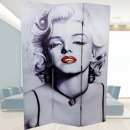 Paravento Separe Divisorio Con 3 Pannelli 180x120cm Stampa F R Marilyn Monroe Casa e cucina/Arredamento/Camera da letto/Paraventi Trade Shop italia - Napoli, Commerciovirtuoso.it
