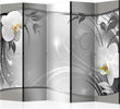 Paravento-Silver-Abstract-II-[Room-Dividers]