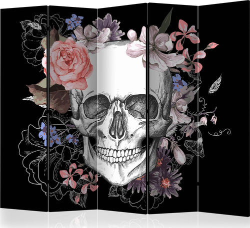 Paravento-Skull-and-Flowers-II-[Room-Dividers]