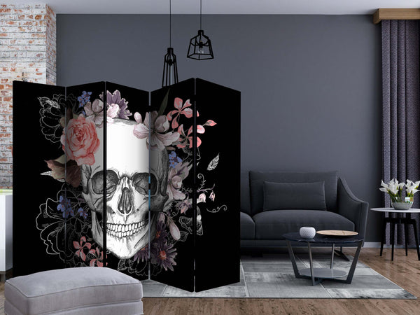 Paravento-Skull-and-Flowers-II-[Room-Dividers]