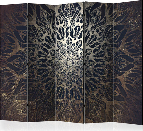 Paravento-Spider-Web-(Brown)-II-[Room-Dividers]