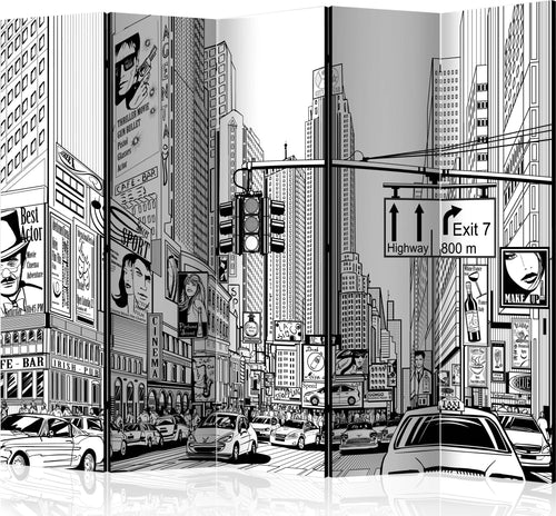 Paravento-Street-in-New-York-city-II-[Room-Dividers]