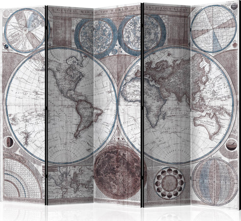Paravento-Terraqueous-Globe-[Room-Dividers]