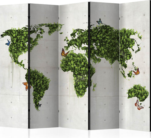 Paravento-The-butterfly-garden-II-[Room-Dividers]