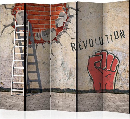 Paravento-The-invisible-hand-of-the-revolution-II-[Room-Dividers]