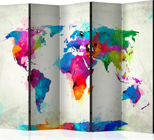 Paravento-The-map-of-happiness-II-[Room-Dividers]