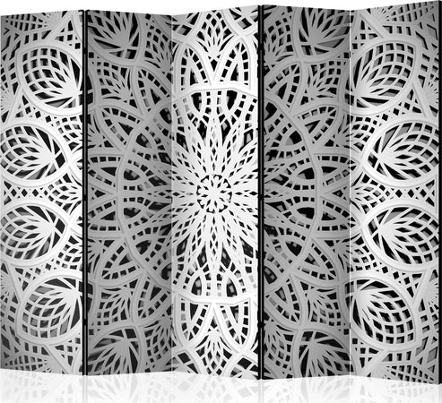 Paravento-White-Mandala-II-[Room-Dividers]
