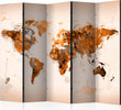 Paravento-World-in-brown-shades-II-[Room-Dividers]