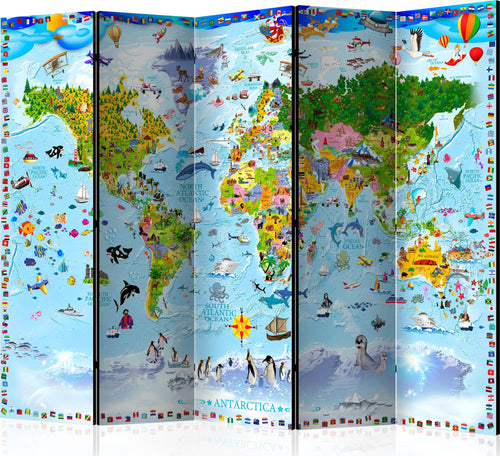 Paravento-World-Map-for-Kids-II-[Room-Dividers]
