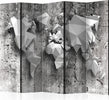 Paravento-World-Map:-Origami-II-[Room-Dividers]