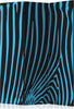 Paravento-Zebra-pattern-(turquoise)-[Room-Dividers]