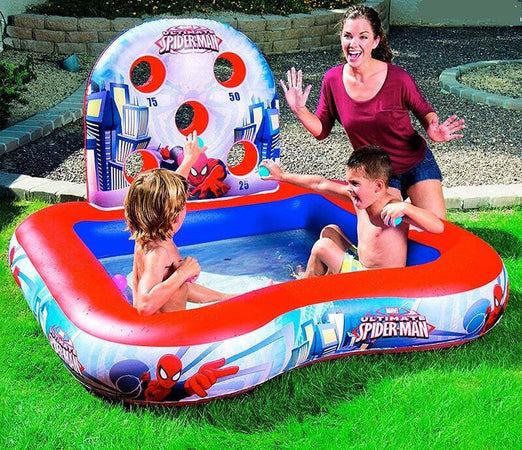 PARCO ACQUATICO GONFIABILE SPIDERMAN PISCINA CON 6 PALLINE 155 X 155 X 99 CM Giochi e giocattoli/Sport e giochi all'aperto/Giochi aquatici e piscine per bambini/Piscinette per bambini Trade Shop italia - Napoli, Commerciovirtuoso.it