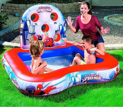 Parco Acquatico Gonfiabile Spiderman Piscina Con 6 Palline 155 X 155 X 99 Cm Giochi e giocattoli/Sport e giochi all'aperto/Giochi aquatici e piscine per bambini/Piscinette per bambini Trade Shop italia - Napoli, Commerciovirtuoso.it