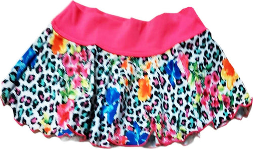 Pareo Bambina MultiColor Leopardato Gonna Costume da Bagno Bimba Fantasia Rosa Gonnellina da Spiaggia Estiva PAREO Piccole Canaglie - Tropea, Commerciovirtuoso.it