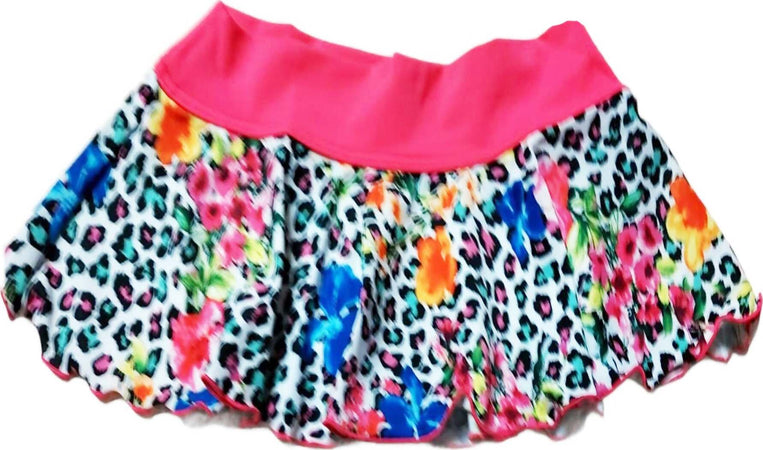 Pareo Bambina MultiColor Leopardato Gonna Costume da Bagno Bimba Fantasia Rosa Gonnellina da Spiaggia Estiva PAREO Piccole Canaglie - Tropea, Commerciovirtuoso.it