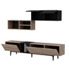 Parete attrezzata Diany 195 rovere antracite