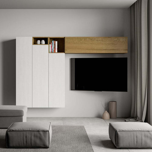 Parete attrezzata per soggiorno porta TV con ripiani per arredamento camere ed interni 274 cm Casa e cucina/Arredamento/Soggiorno/Pareti attrezzate Decor Space - Altamura, Commerciovirtuoso.it