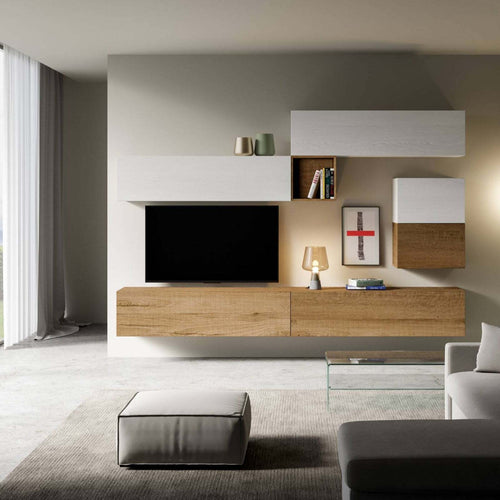 Parete attrezzata per soggiorno porta TV con ripiani per arredamento camere ed interni 308 cm Casa e cucina/Arredamento/Soggiorno/Pareti attrezzate Decor Space - Altamura, Commerciovirtuoso.it
