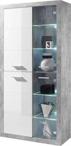 parete-attrezzata-tv-da-soggiorno-cucina-per-salotto-moderna-mobili-tv-bianco-e-grigio-cemento-T2302,70S
