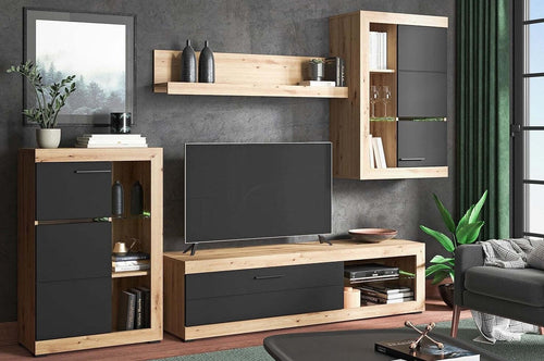 parete-attrezzata-tv-da-soggiorno-cucina-per-salotto-moderna-mobili-tv-nero-e-rovere-quercia-T2239,11S